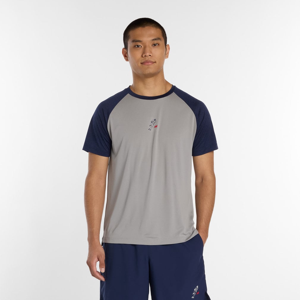 ニューバランス メンズ 半袖 機能 Tシャツ 大谷翔平トレーニング半袖T
