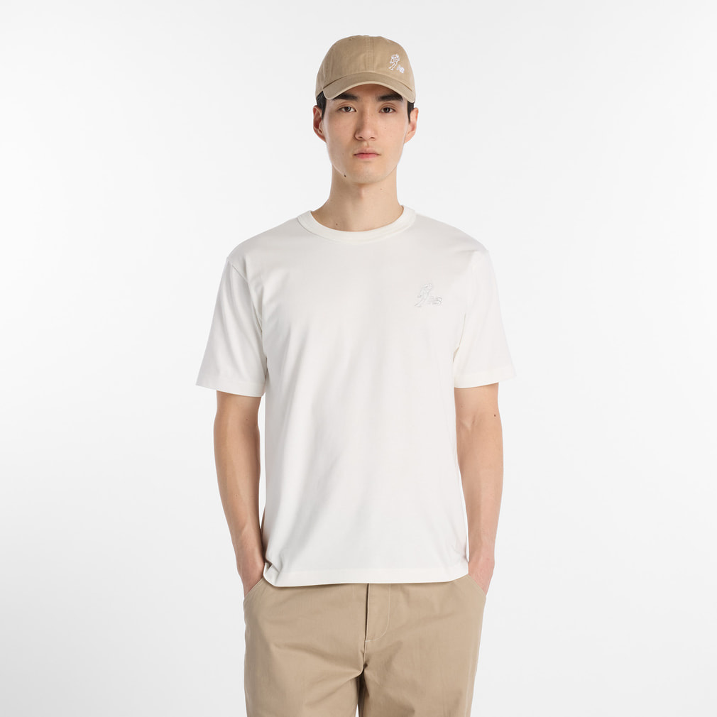 ニューバランス メンズ 半袖 機能 Tシャツ ヘビーオンス半袖Tシャツ