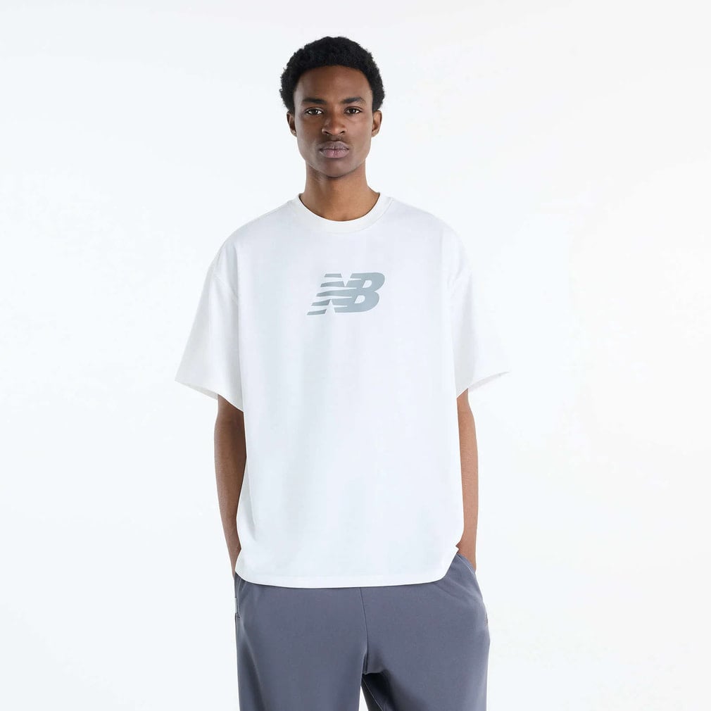 ニューバランス メンズ 半袖 機能 Tシャツ NBロゴショートスリーブ T