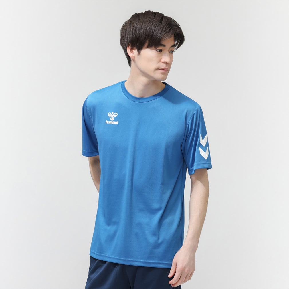 ヒュンメル メンズ 半袖 機能 Tシャツ ワンポイントTシャツ HAY2147