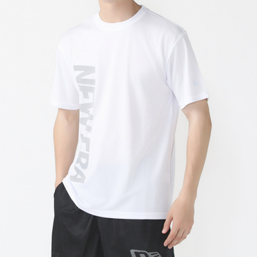 PA SS TC TEE VERT DOT LOGO WHI