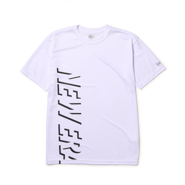 PA SS TECH TEE VERTICAL LOGO WHI