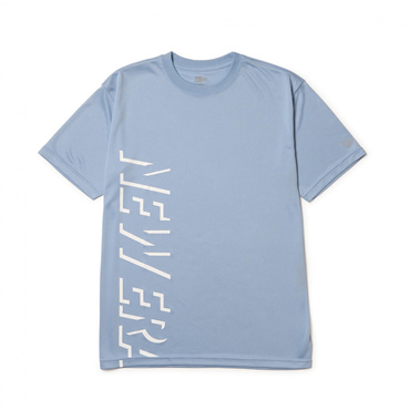 PA SS TECH TEE VERTICAL LOGO LBLU