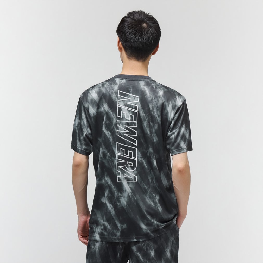 �j���[�G�� �����Y ���� �@�\ T�V���c PA SS TECH TEE TIE-DYE BLK 14744523 BK �X�|�[�c�E�F�A �F �u���b�N NEW ERA