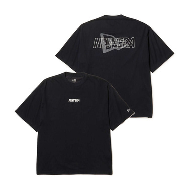 PA SS OS PF TEE OVERLAP LOGO BLK