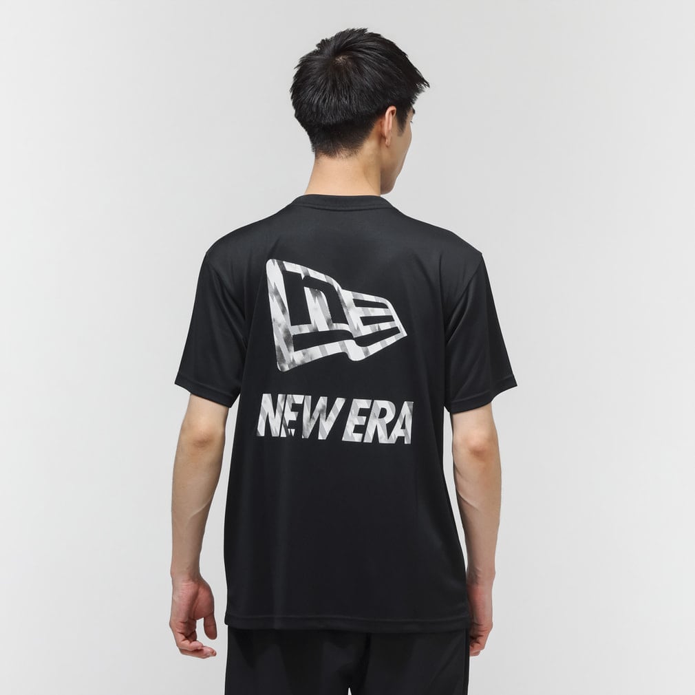 �j���[�G�� �����Y ���� �@�\ T�V���c PA SS TECH TEE TIE-DYE FandW BLK 14744522 BK �X�|�[�c�E�F�A �F �u���b�N NEW ERA