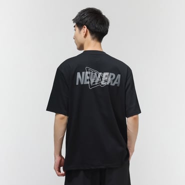 PA SS OS PF T OVERLAP LOGO BLK 261