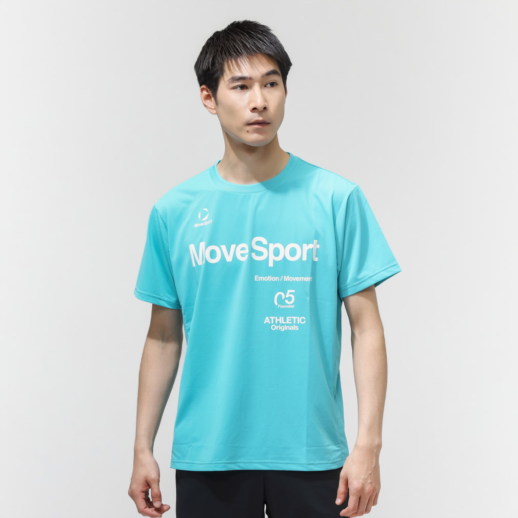 ムーブスポーツ メンズ 半袖 機能 Tシャツ クーリスト半袖シャツ
