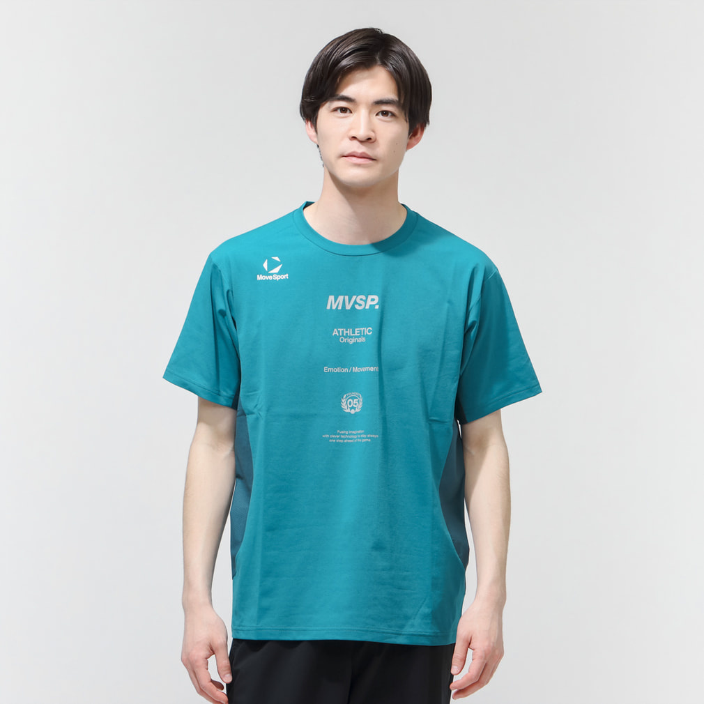 ムーブスポーツ メンズ 半袖 機能 Tシャツ 半袖Tシャツ ST6SHTA1MB