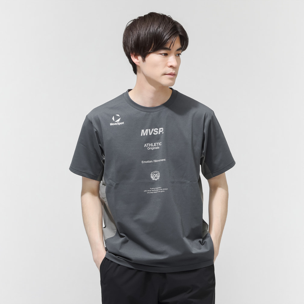 ムーブスポーツ メンズ 半袖 機能 Tシャツ 半袖Tシャツ ST6SHTA1MB