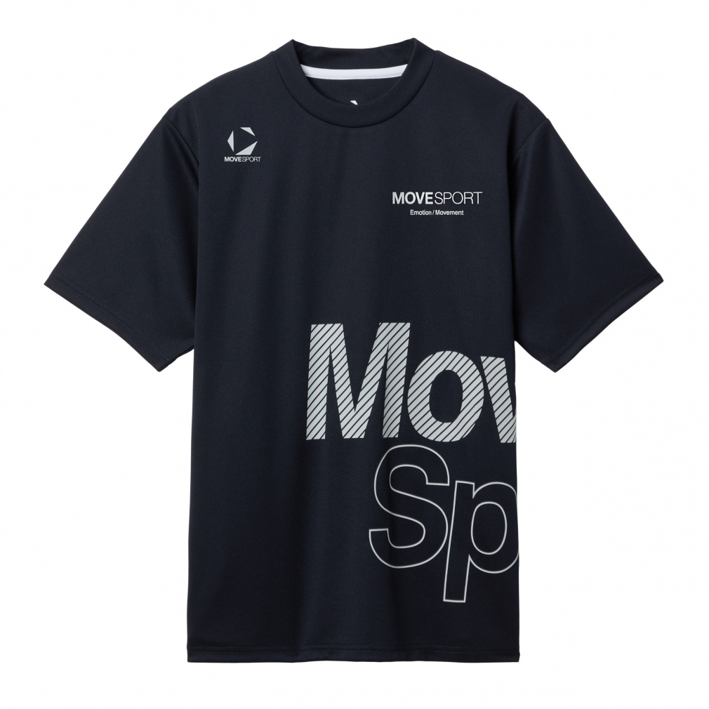 デサント メンズ 半袖 機能 Tシャツ ドライメッシュ ビックロゴ 半袖