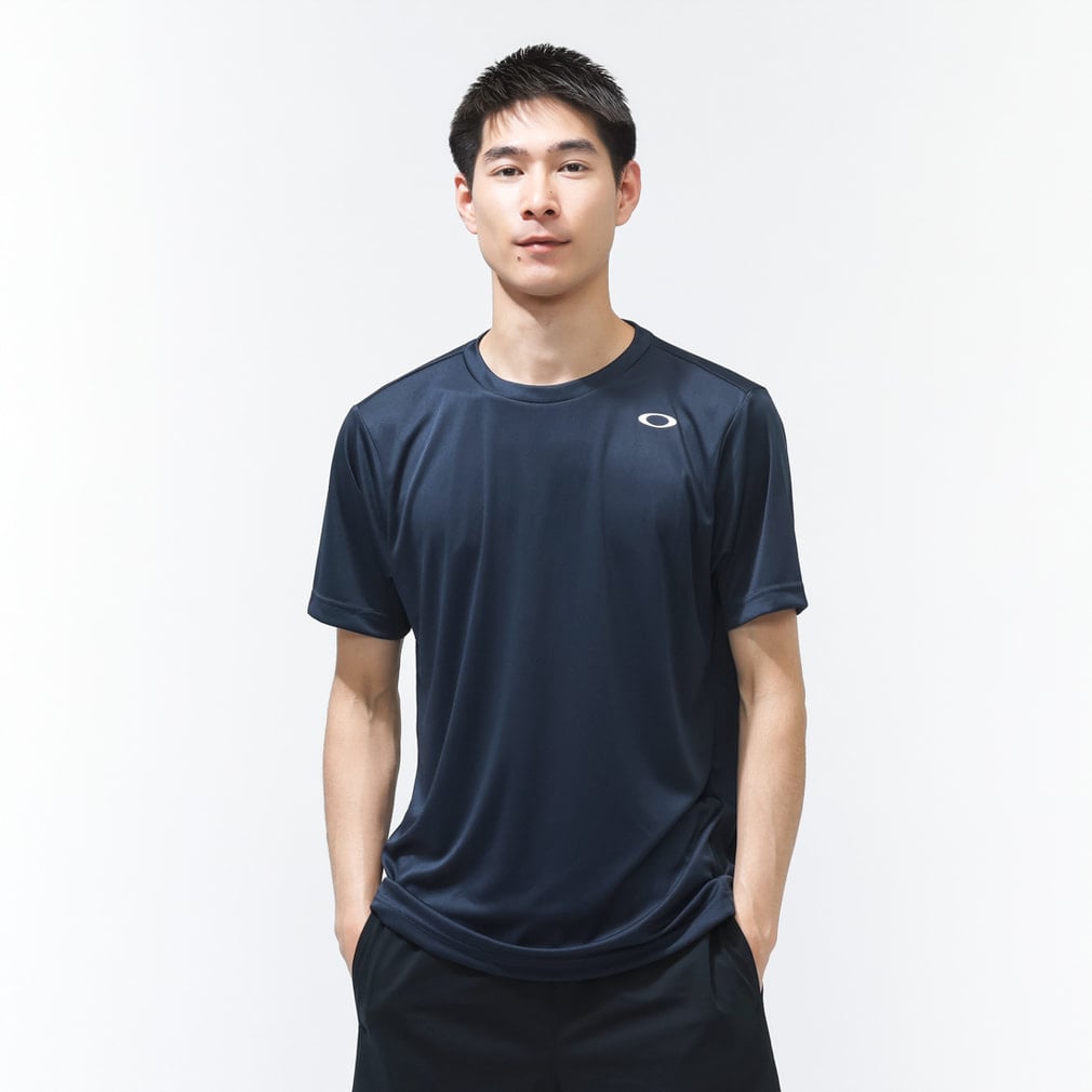 FOUNDATIONAL TECH SS CREW 1.0(ネイビー-S)