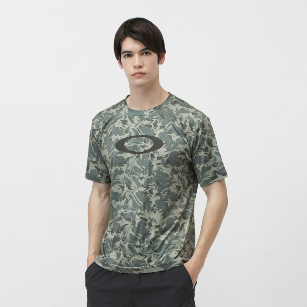オークリー メンズ 半袖 機能 Tシャツ ENHANCE QDEVO SS TEE GRAPHIC