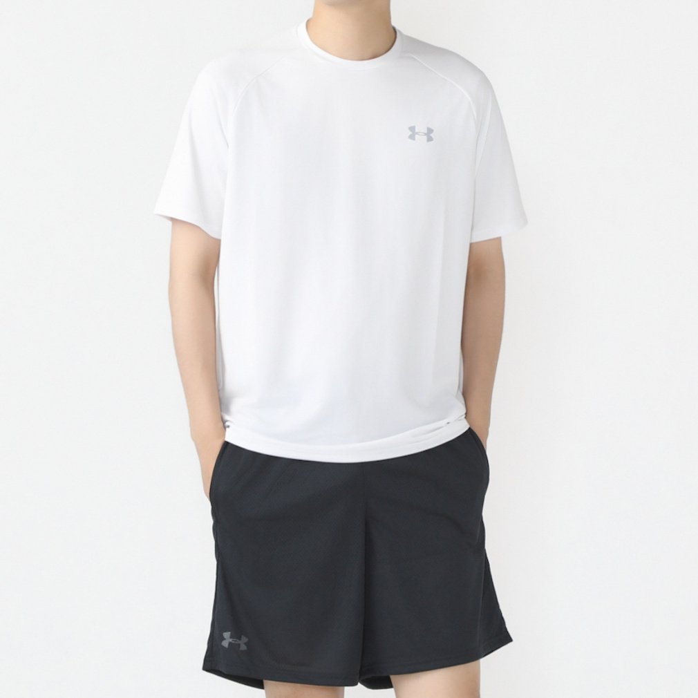 アンダーアーマー メンズ 半袖 Tシャツ ショートパンツ 上下セット 1358553 1358564 トレーニングウェア UNDER ARMOUR tee_set