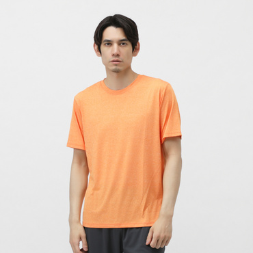 iCOOL 接触冷感UV Tシャツ(オレンジ-3XL　メンズ)