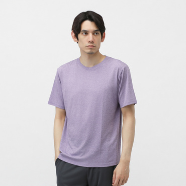 iCOOL 接触冷感UV Tシャツ(パープル-3XL　メンズ)