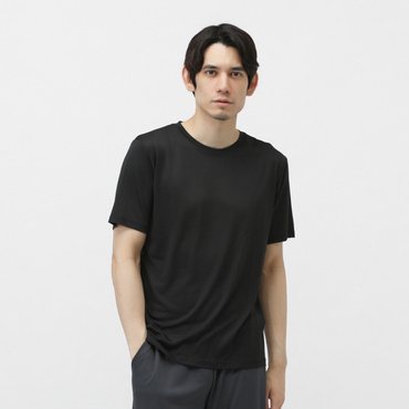 iCOOL 接触冷感UV Tシャツ(ブラック-3XL　メンズ)