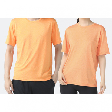 ドライUVカットTシャツ(オレンジ-3XL　メンズ)