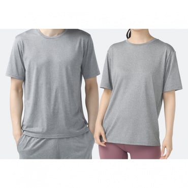 ドライUVカットTシャツ(ライトグレー-3XL　メンズ)