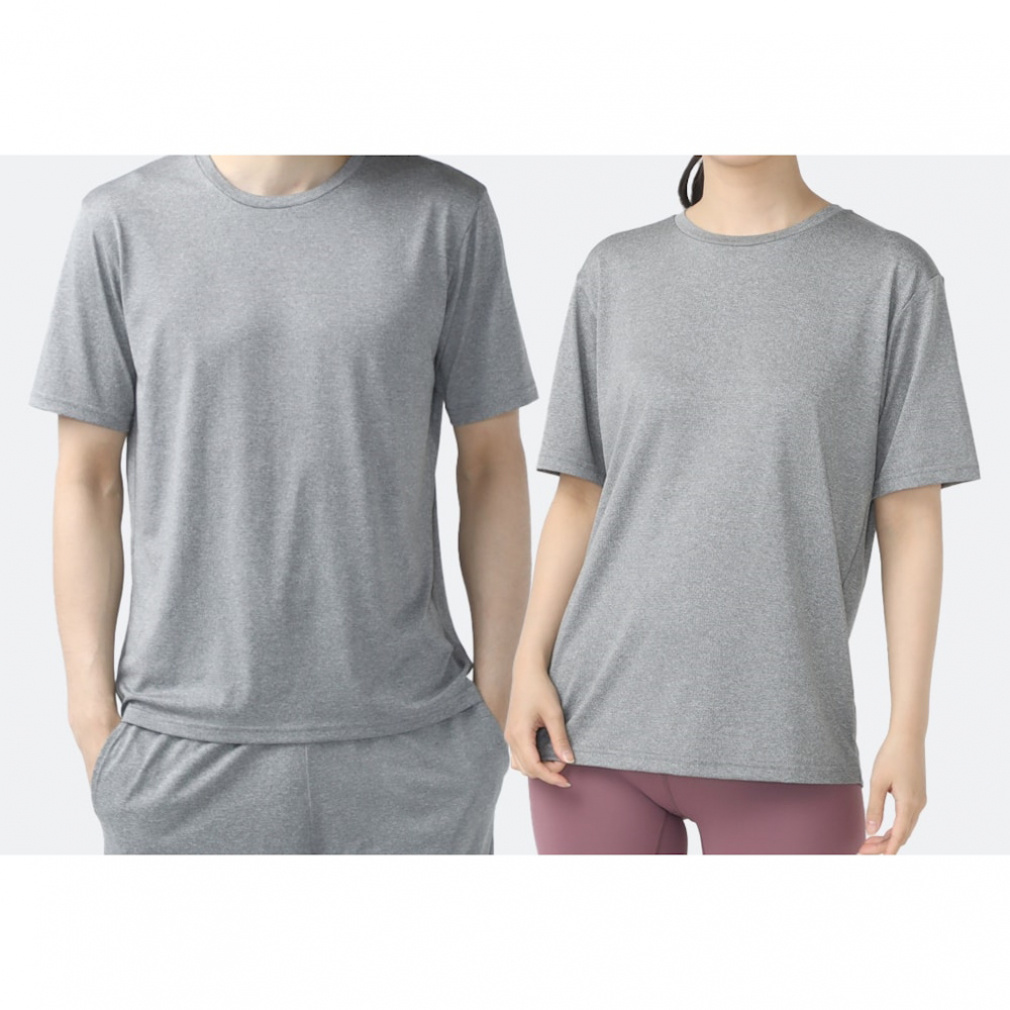 ドライUVカットTシャツ(ライトグレー-3XL　メンズ)