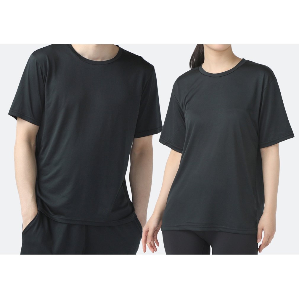 ドライUVカットTシャツ(ブラック-3XL　メンズ)