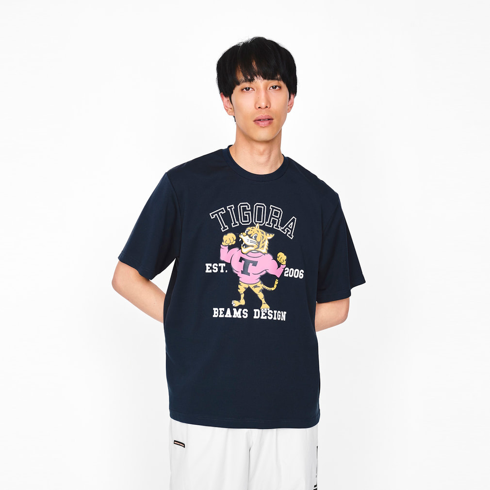 TIGORA by BEAMS DESIGN メンズ 半袖 機能 Tシャツ トレーニング