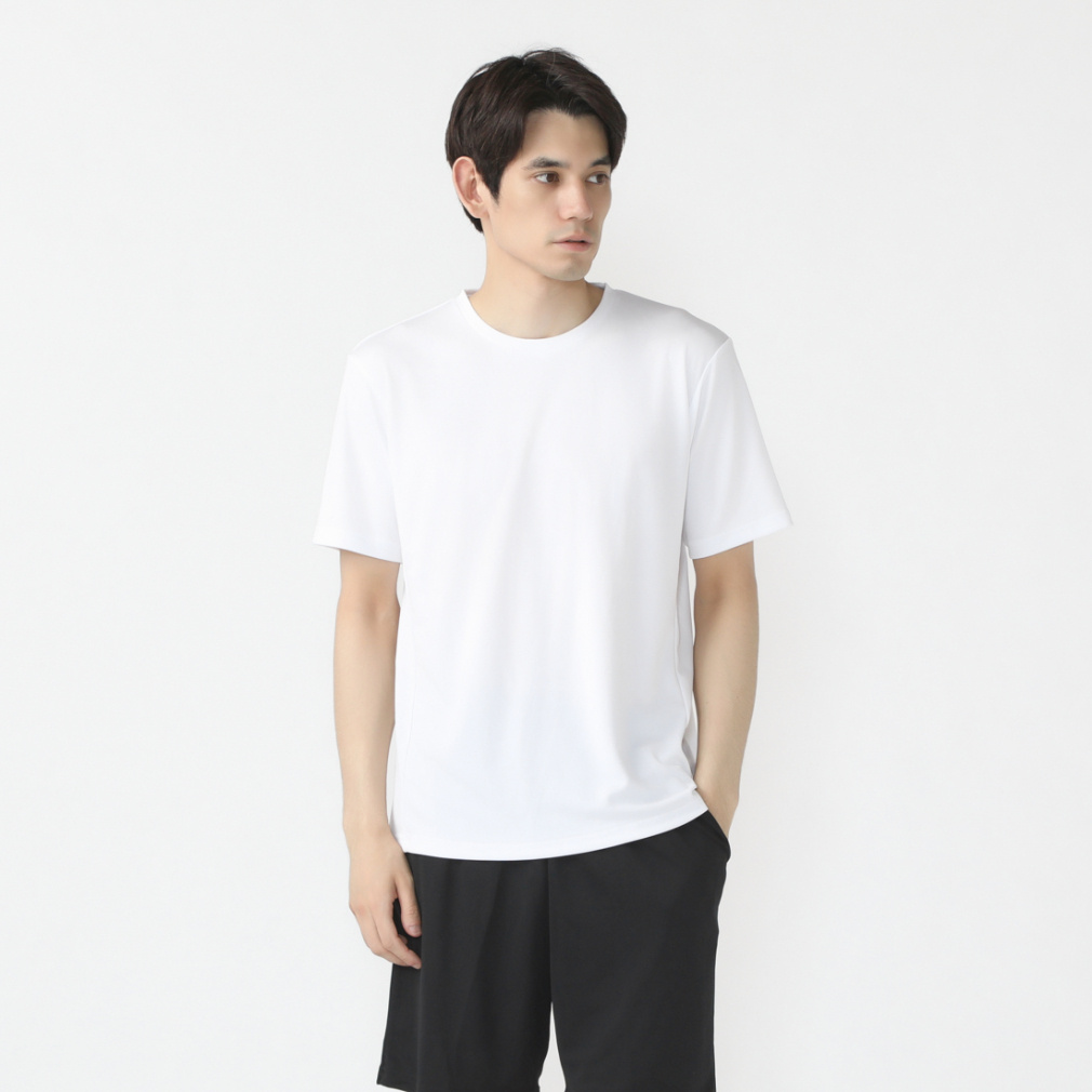 iCOOL Tシャツ ショートパンツ 上下セット(ホワイト-S)