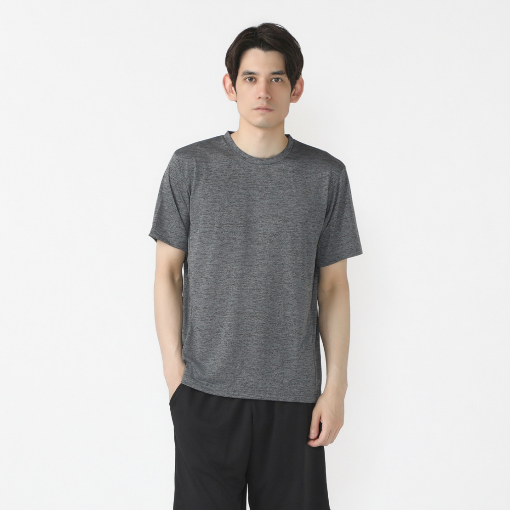 iCOOL Tシャツ ショートパンツ 上下セット(ダークグレー×ダークグレー-S)