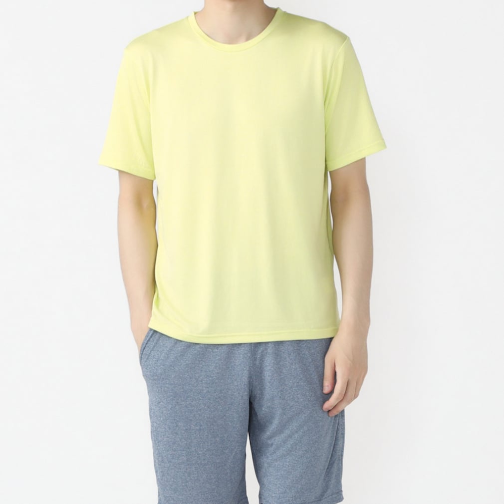 Tシャツ ショートパンツ 上下セット(イエロー-3XL(4L・2XO))