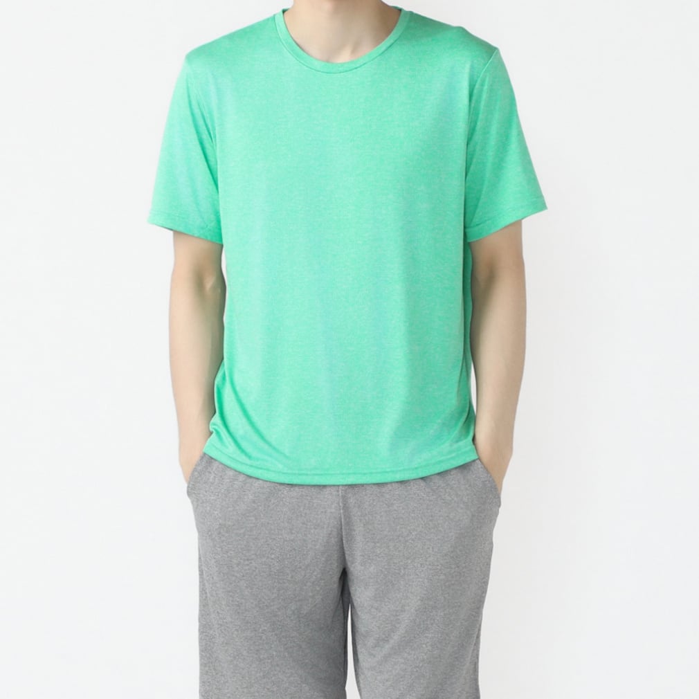 Tシャツ ショートパンツ 上下セット(エメラルドグリーン-3XL(4L・2XO))