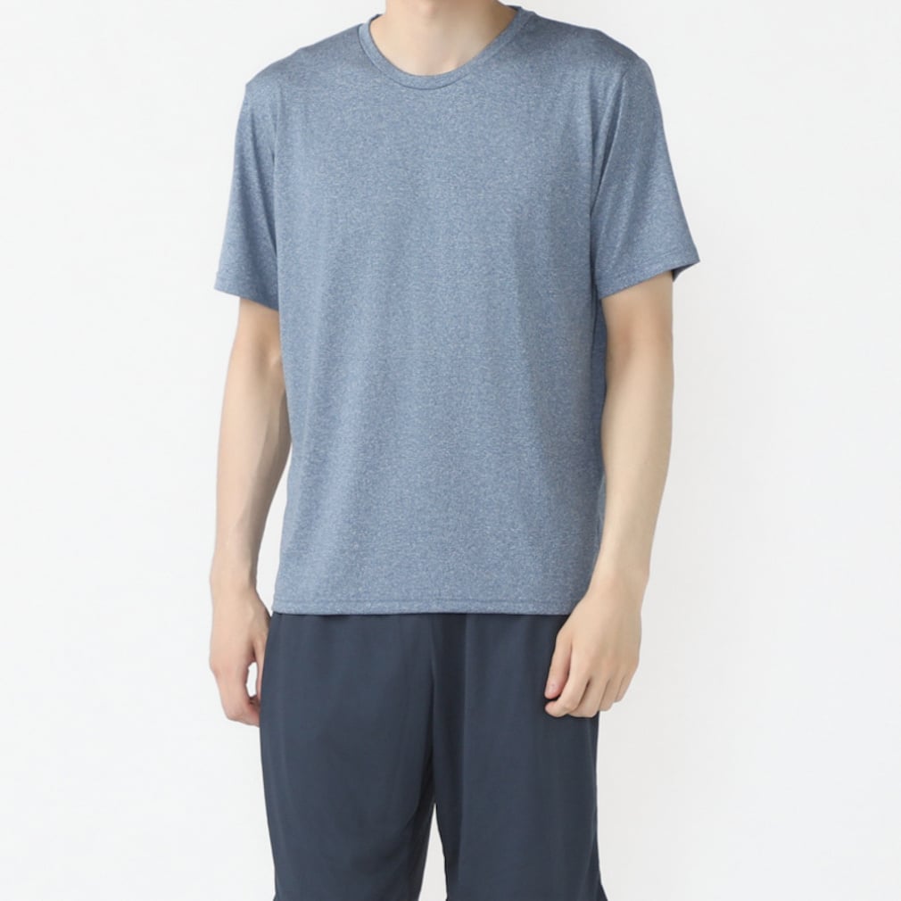 Tシャツ ショートパンツ 上下セット(ブルーグレー-3XL(4L・2XO))