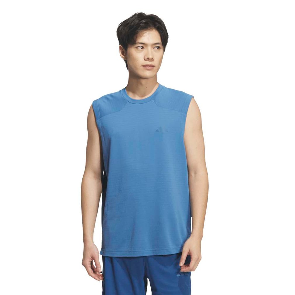 クール タッチ レギュラーフィット ステルス スリーバー ノースリーブ Tシャツ(ピーコックブルー-S)
