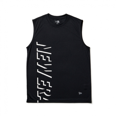 PA SL TECH TEE VERTICAL LOGO BLK