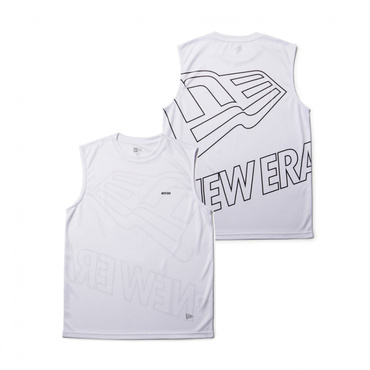 PA SL TECH TEE OUTLINE LOGO WHI