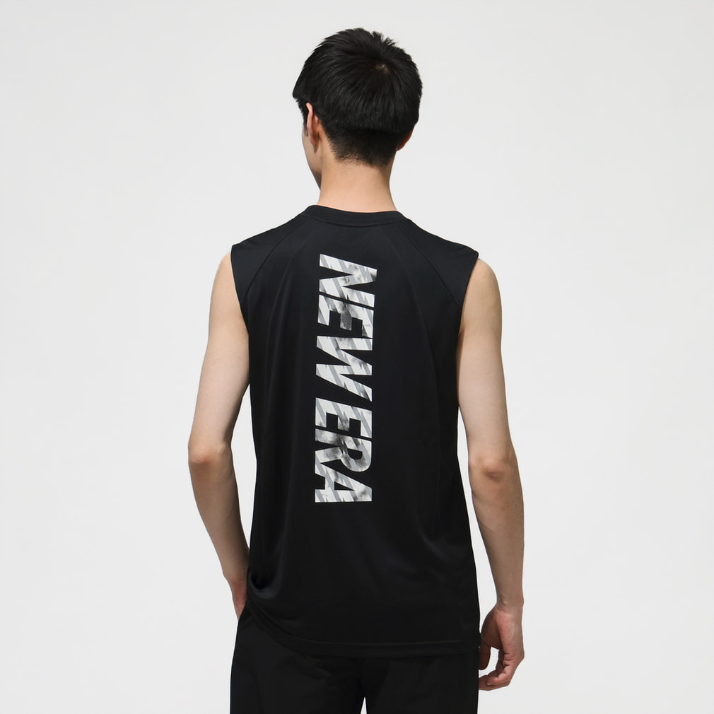 �j���[�G�� �����Y �m�[�X���[�u �@�\ �V���c PA SL TECH TEE TIE-DYE VERTICAL BLK 14744548 BK �X�|�[�c�E�F�A �F �u���b�N NEW ERA
