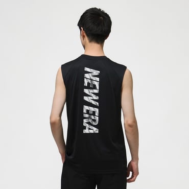 PA SL TECH TEE TIE-DYE VERTICAL BLK