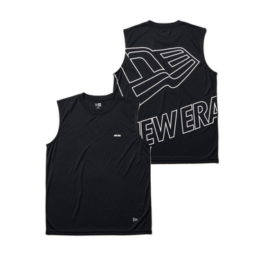 PA SL TECH TEE OUTLINE LOGO BLK