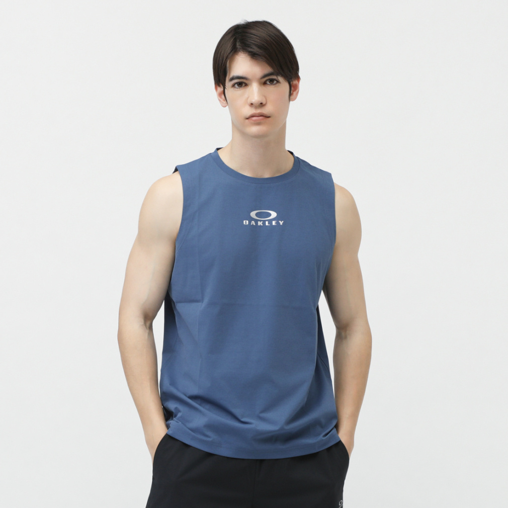 BORDERLESS N/S TEE O BARK(ブルーグレー-S　メンズ)