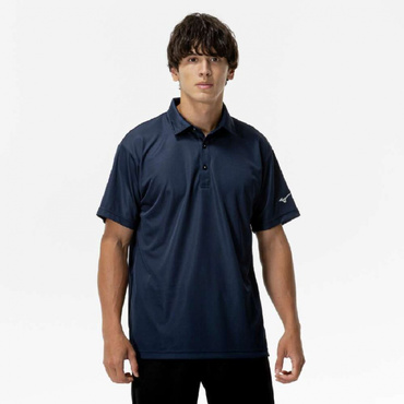 ナビドライポロシャツ 半袖・(ネイビー-M)