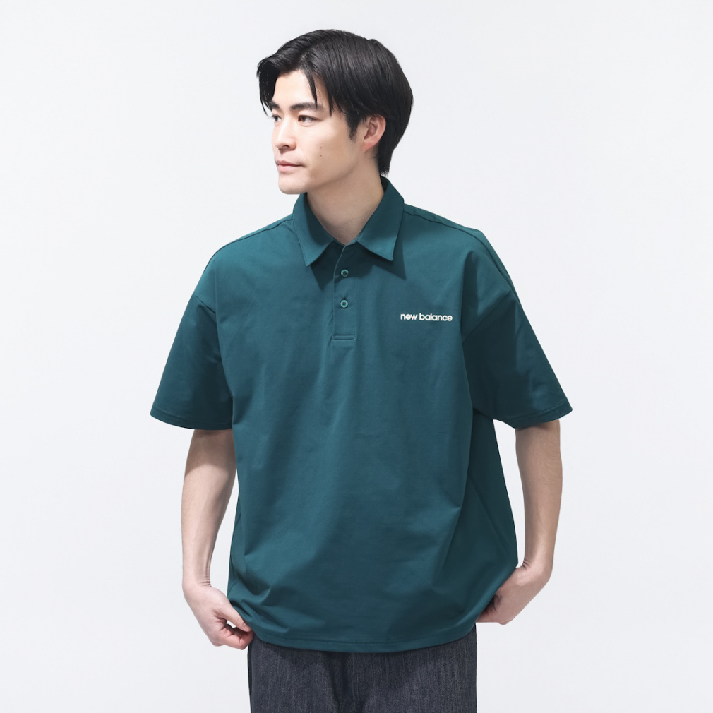 ニューバランス THE CITY メンズ 半袖 機能 ポロシャツ ジャージーポロ