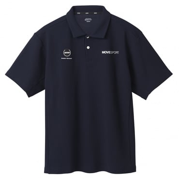 SUNSCREEN 鬼鹿の子 バックロゴ ポロシャツ