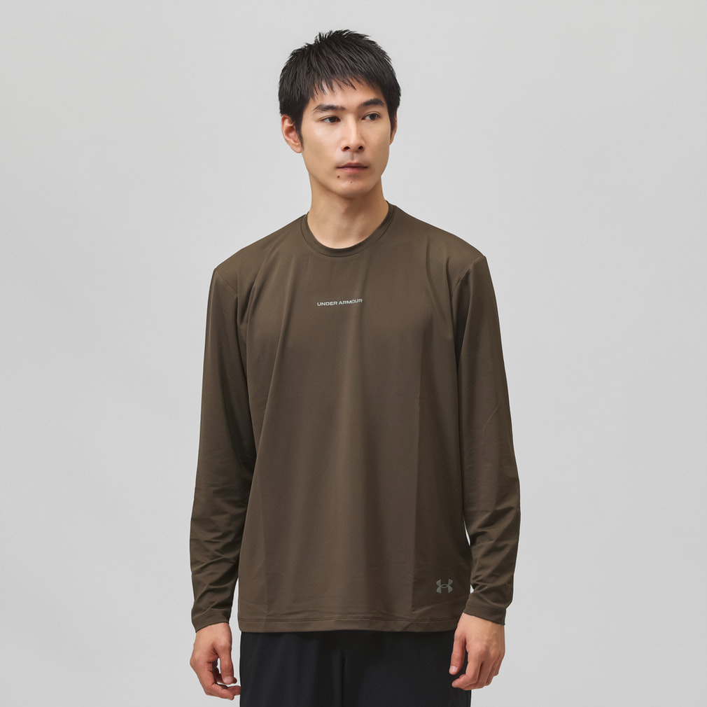アンダーアーマー メンズ 長袖 機能 Tシャツ UAストレッチ