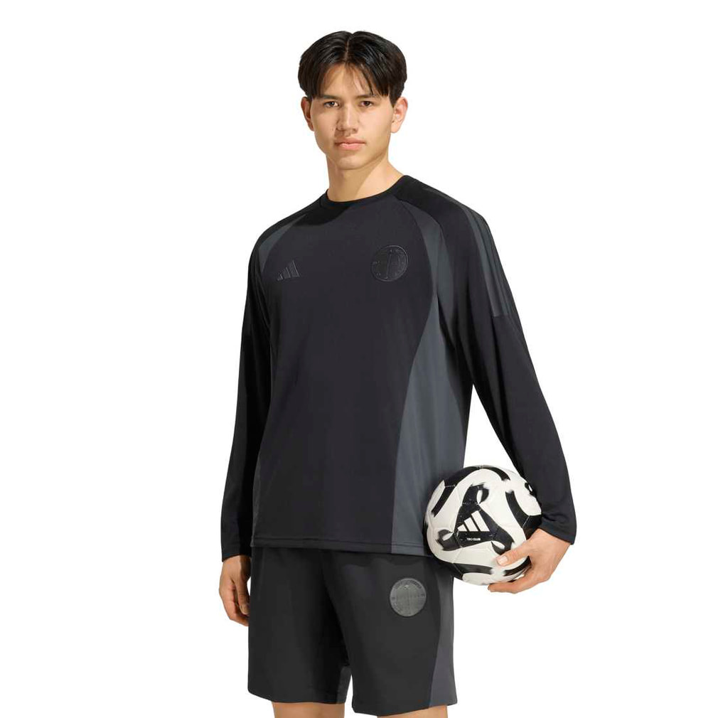 アディダス メンズ 長袖 機能 Tシャツ T.S.U.F.C. ルーズフィット 長袖