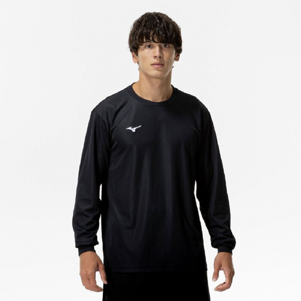 ミズノ メンズ 長袖 機能 Tシャツ ナビドライTシャツ 長袖・丸首