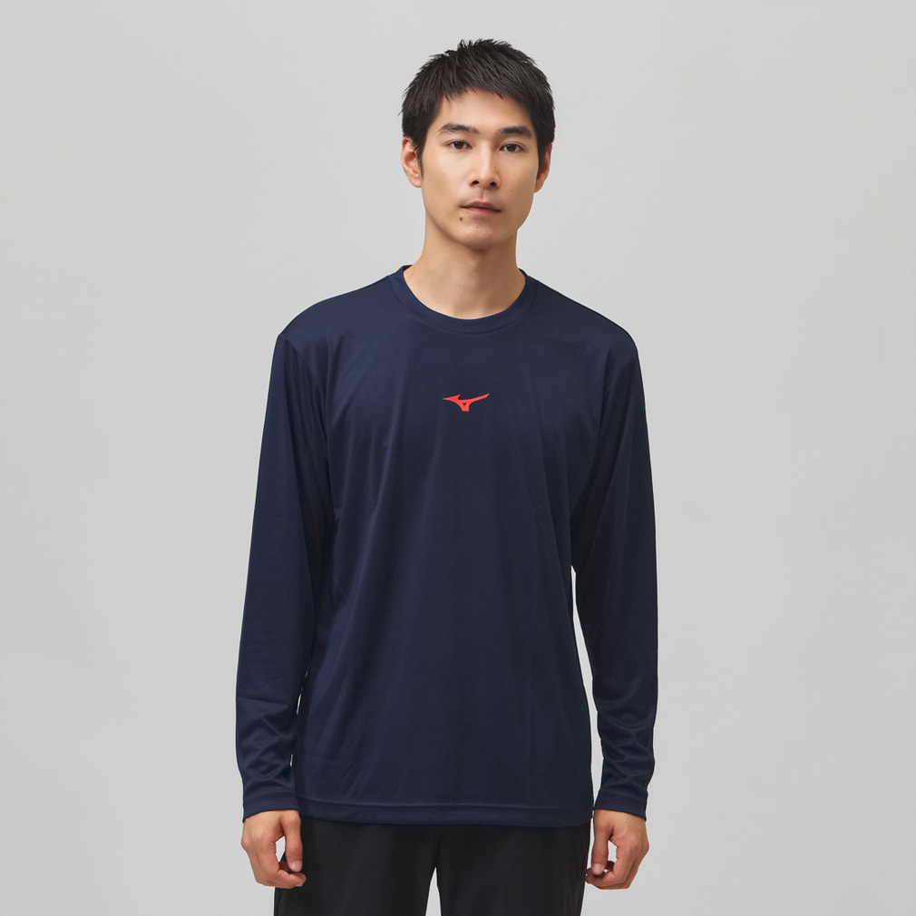 ミズノ メンズ 長袖 機能 Tシャツ 26AWAPSMU長袖Tシャツ 全力 32JADA06