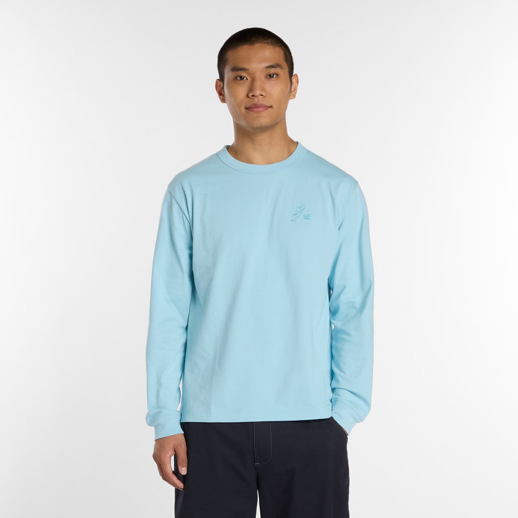 ヘビーオンス長袖Tシャツ 大谷翔平シグネチャー(ペールブルー-S)