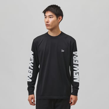 PA LS TC TEE SLEEVE LOGO BLK