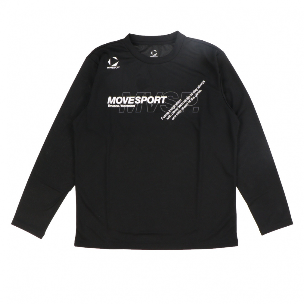 長袖Tシャツ(ブラック-M)