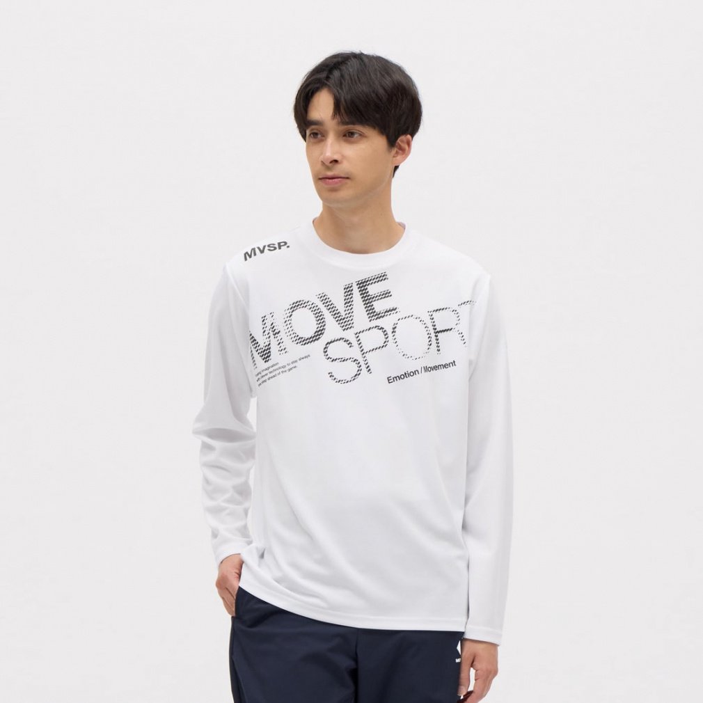 [期間限定値下げ] DISCOVERED 点描デザイン 長袖シャツ M ホワイト 期間限定値下げ] DISCOVERED 点描デザイン 長袖シャツ M ホワイト