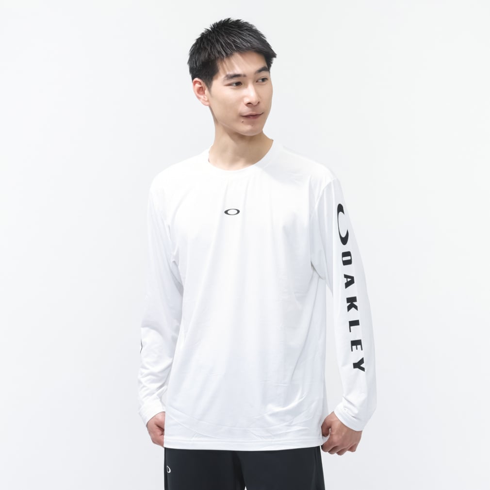 �I�[�N���[ �����Y ���� �@�\ T�V���c ENHANCE QDEVO LS TEE SLV 5.0 FOA409021 �X�|�[�c�E�F�A OAKLEY